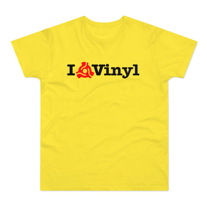 I Love Vinyl T Shirt (Standard Weight)