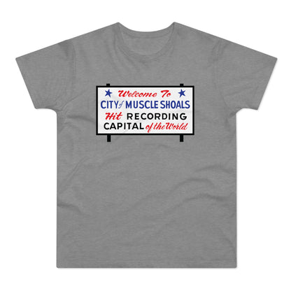 Welcome To Muscle Shoals T Shirt (Standard Weight)