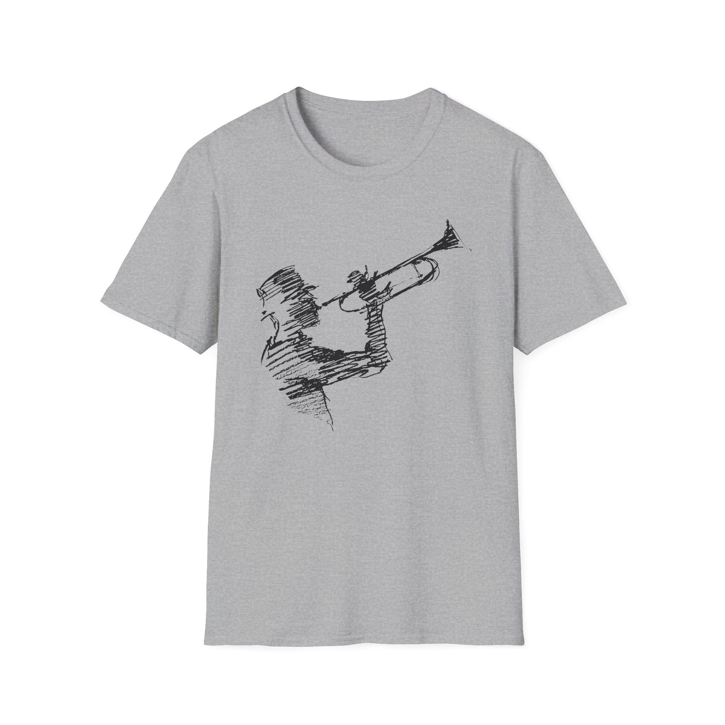 Jazz Trumpet Guy T Shirt (L) - DEADSTOCK - ONLY 1 UNIT LEFT - 50% OFF
