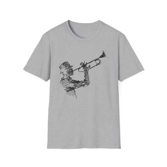 Jazz Trumpet Guy T Shirt (L) - DEADSTOCK - ONLY 1 UNIT LEFT - 50% OFF