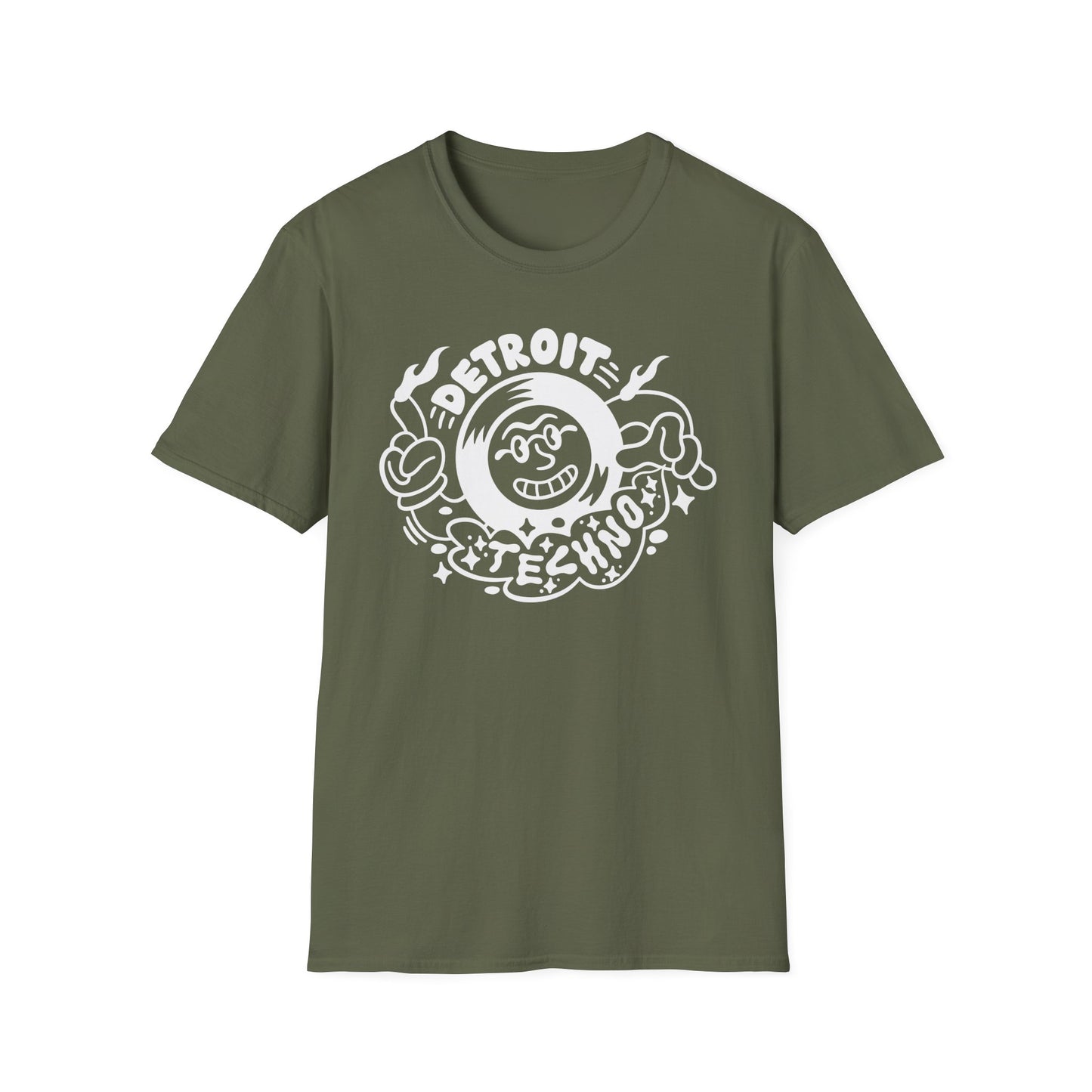 Detroit Techno 2 T Shirt (Lightweight)