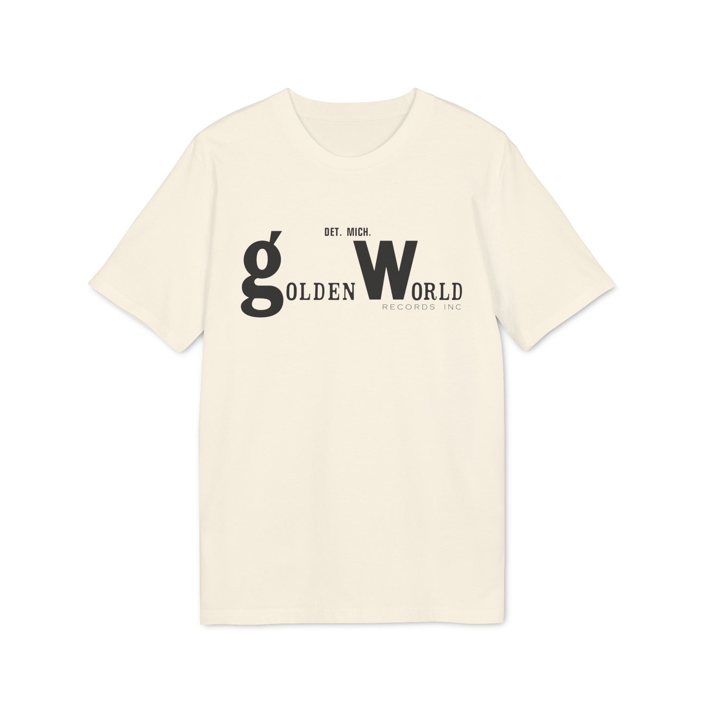 Golden World Records T Shirt (Premium Organic)