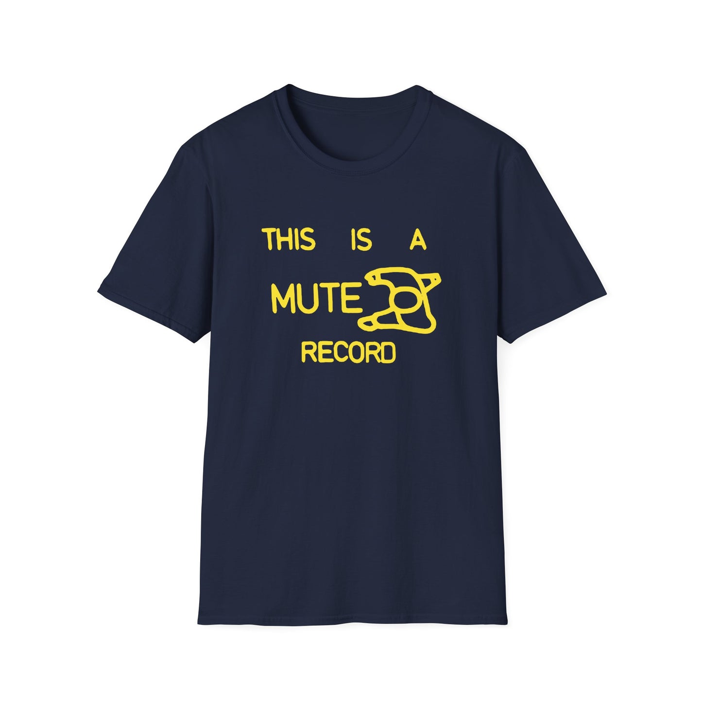This Is A Mute Record T Shirt (L) - DEADSTOCK - ONLY 1 UNIT LEFT - 50% OFF