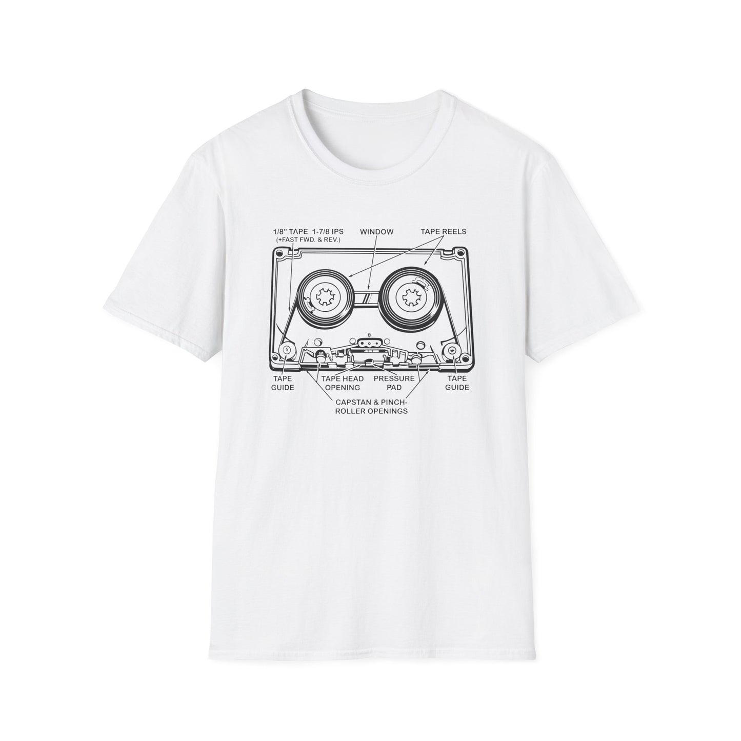 How It Works: Cassette Tape T Shirt (Lightweight)