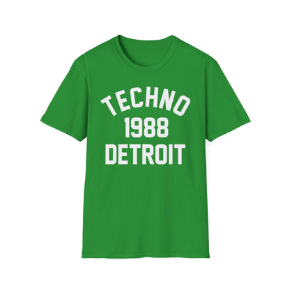 Techno Detroit 1988 T Shirt (Lightweight)