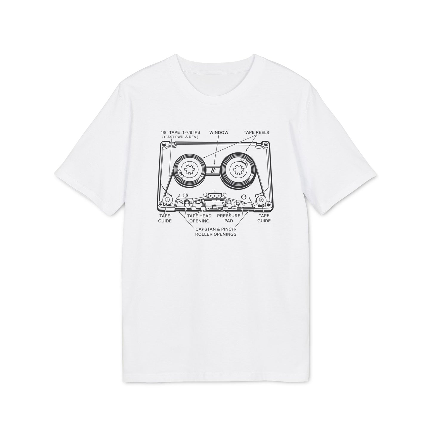 How It Works: Cassette Tape T Shirt (Premium Organic)