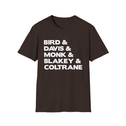 Jazz Legends T Shirt (Lightweight)