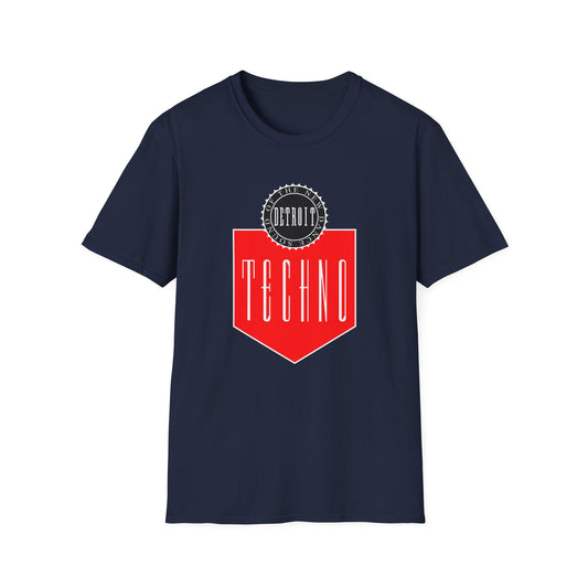 Detroit Sound Of Techno T Shirt (XL) - DEADSTOCK - ONLY 1 UNIT LEFT - 50% OFF