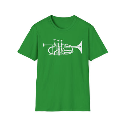 Hit Me With Music T Shirt (Lightweight)