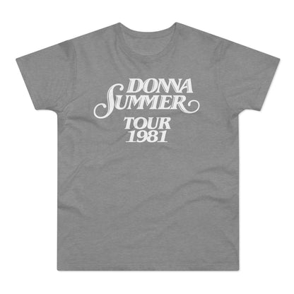 Donna Summer Tour 1981 T Shirt (Standard Weight)